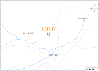 map of Leflef