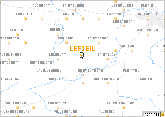 map of Le Foeil