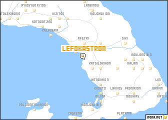 map of Lefókastron