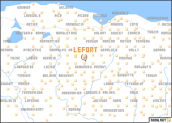 map of Lefort