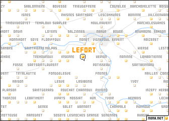 map of Le Fort