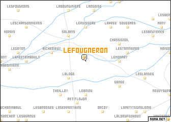 map of Le Fougneron
