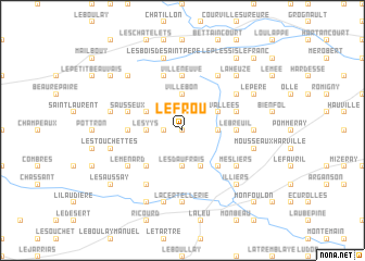 map of Le Frou