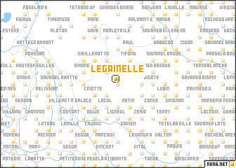 map of Le Gainelle