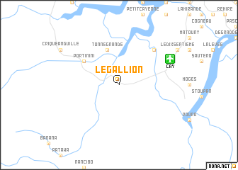 map of Le Gallion