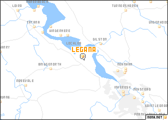 map of Legana