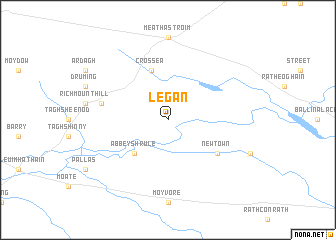map of Legan