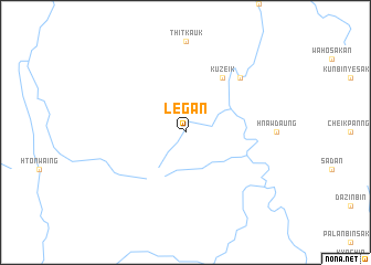 map of Legan