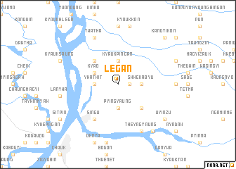 map of Legan