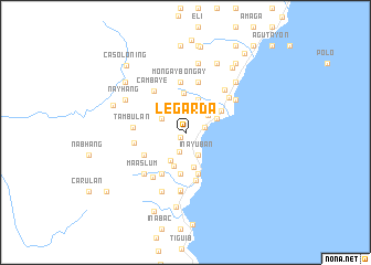 map of Legarda