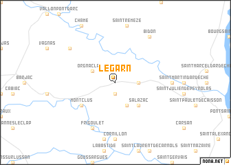 map of Le Garn