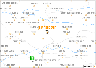 map of Le Garric