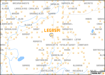 map of Legaspi