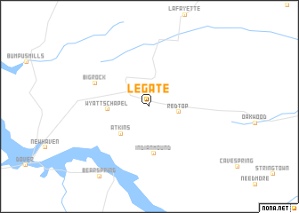 map of Legate