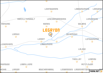 map of Le Gayon