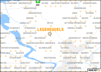 map of Lege Heuvels