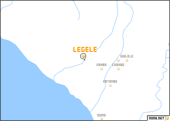map of Legele