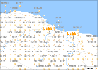 map of Léger