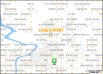 map of Legestraat