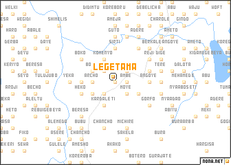 map of Lege Tʼama