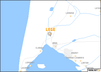 map of Lège