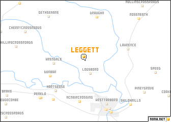 map of Leggett