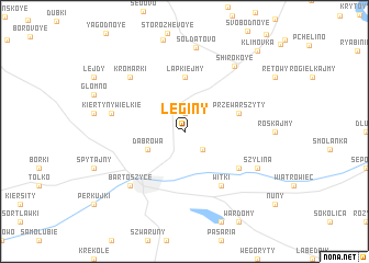 map of Leginy