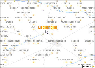 map of Legionowo