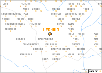 map of Lègmoin