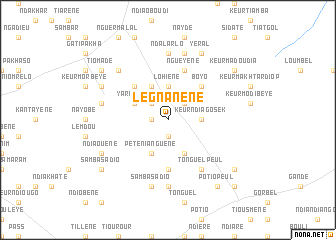map of Legnanène