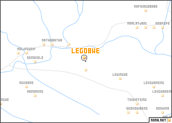 map of Legobwe