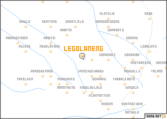 map of Legolaneng