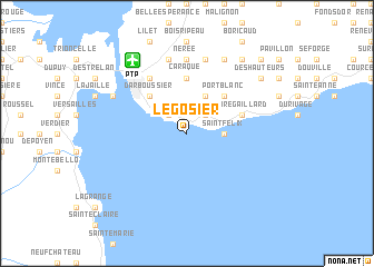 map of Le Gosier