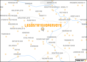 map of Legostayevo Pervoye