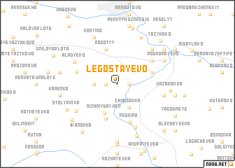 map of Legostayevo