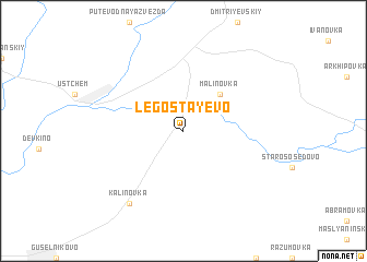 map of Legostayevo