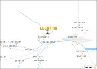 map of Legotina