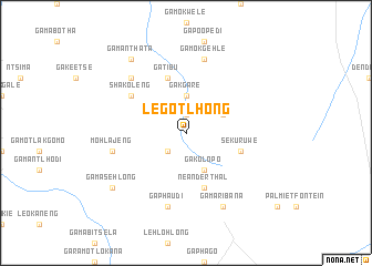 map of Legotlhong