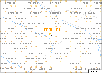 map of Le Goulet