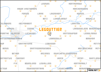 map of Le Gouttier