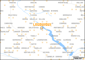 map of Le Gouvoux