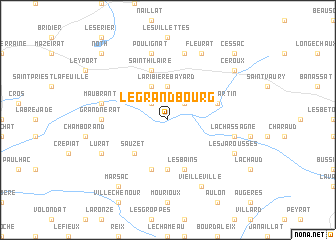 map of Le Grand-Bourg