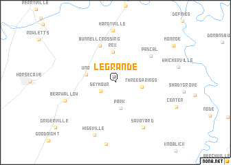 map of LeGrande