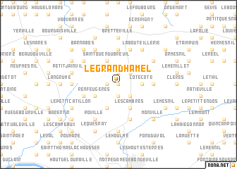 map of Le Grand-Hamel