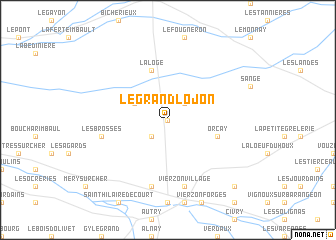 map of Le Grand Lojon