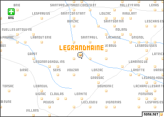 map of Le Grand Maine