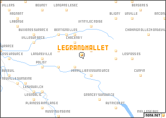 map of Le Grand Mallet
