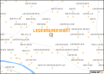 map of Le Grand Merimont