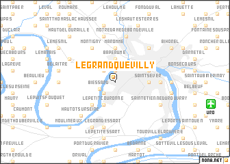 map of Le Grand-Quevilly