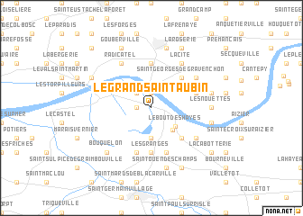 map of Le Grand Saint-Aubin